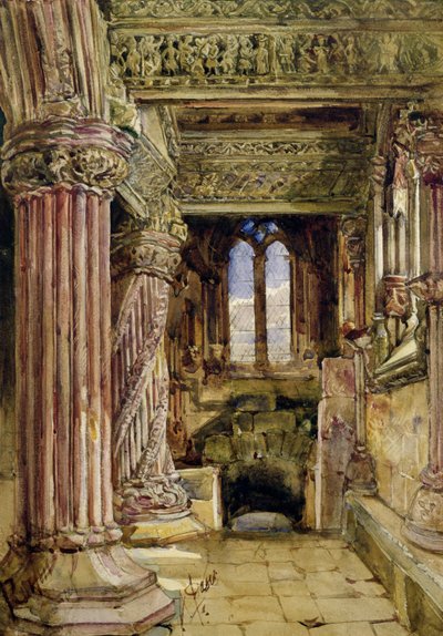 Rosslyn Chapel, Scotland by Alexander Jnr. Fraser
